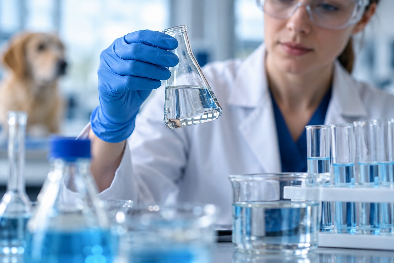 Illustration d’un environnement de recherche pharmaceutique